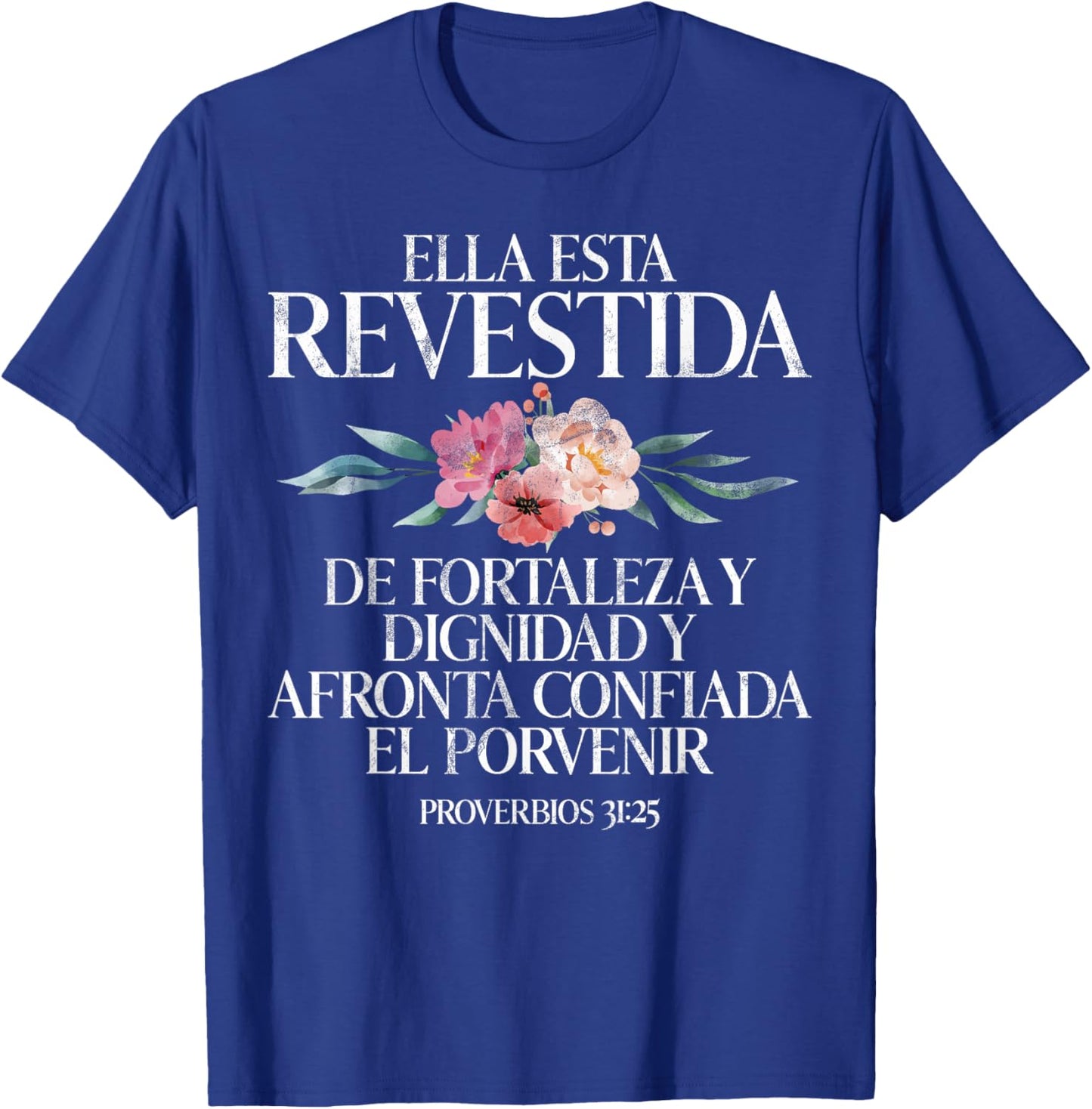Christian Spanish Español Cristianos Religious Jesus God T-Shirt - T-Shirt | Royal
