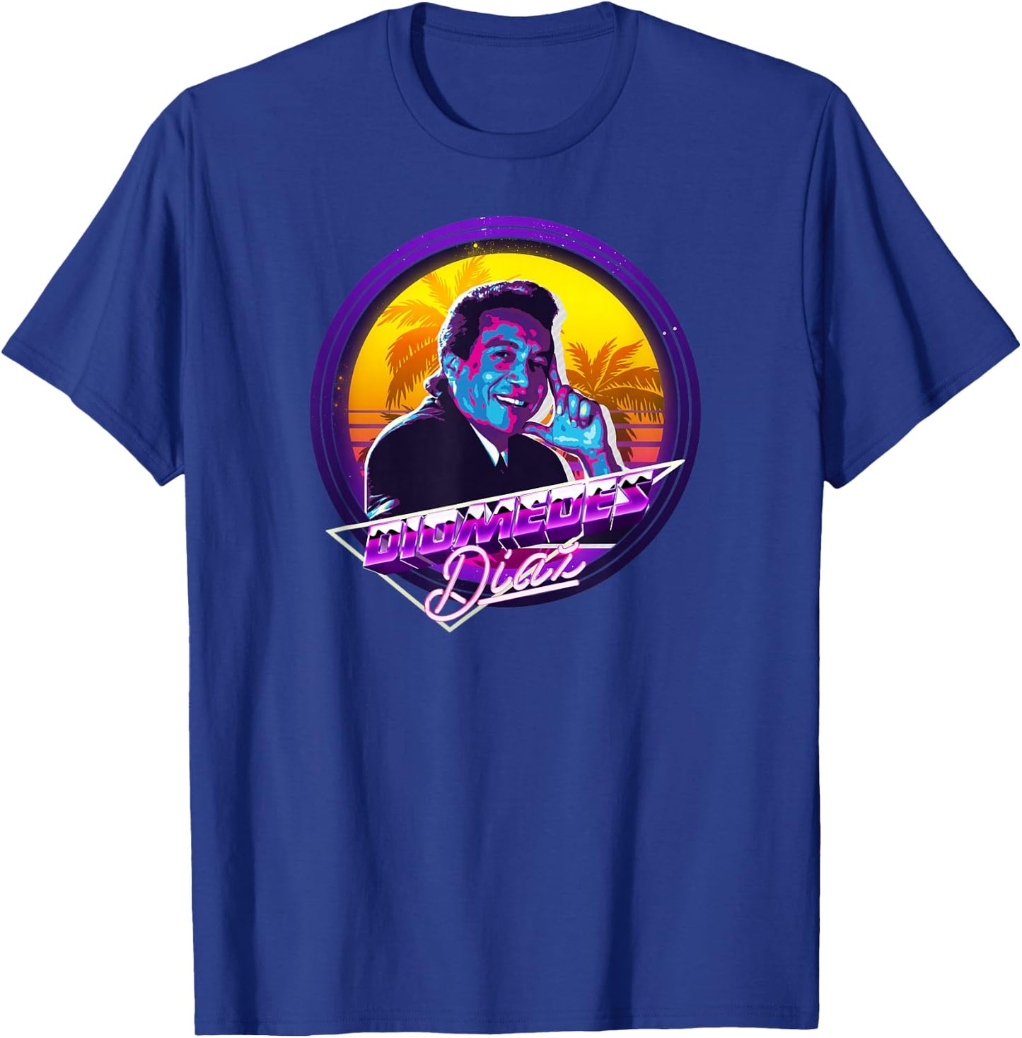 Diomedes Diaz Colombia Shirt El Cacique Vallenato 80s Style T-Shirt - T-Shirt | Royal