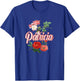Patricia Name With Flowers T-Shirt - T-Shirt | Royal