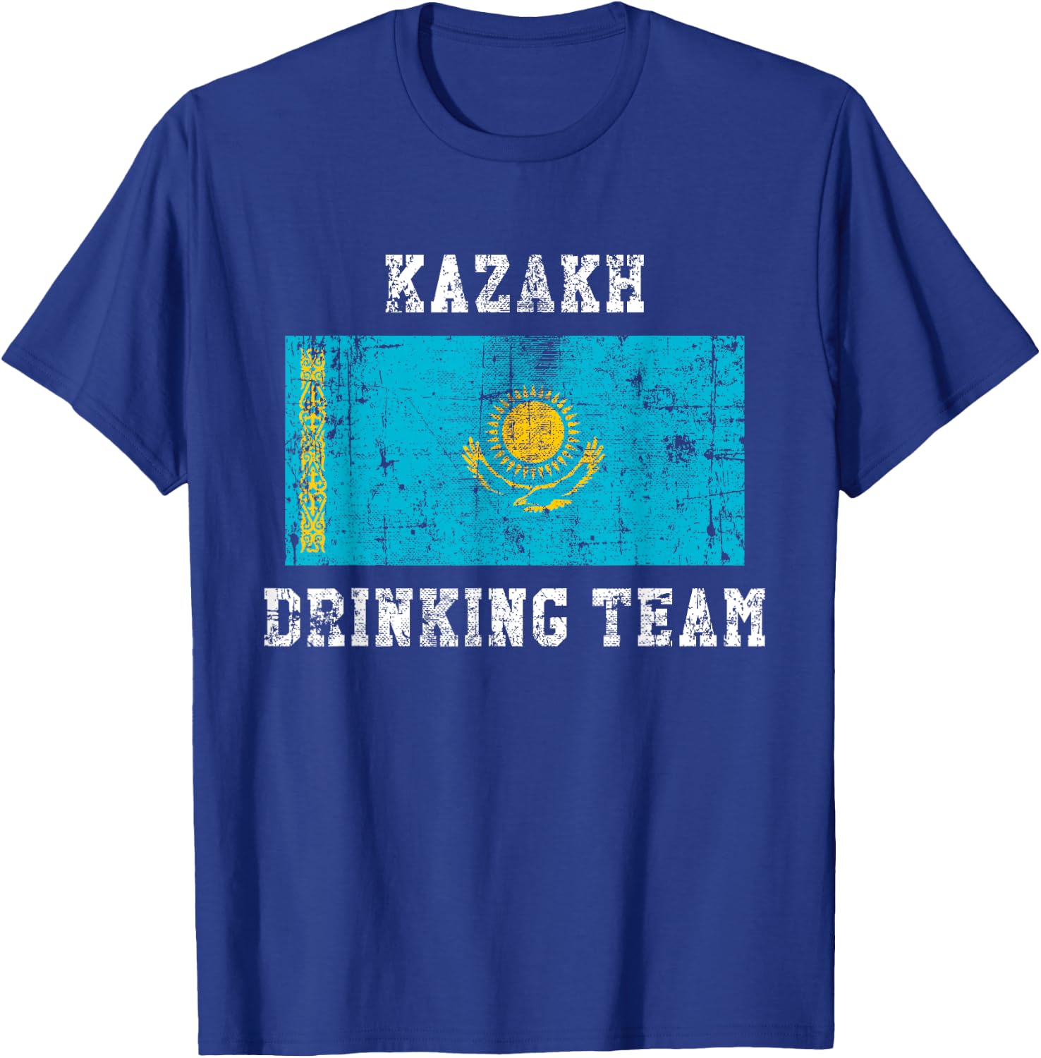 Kazakh Drinking Team Funny National Pride Gift T-Shirt - T-Shirt | Royal