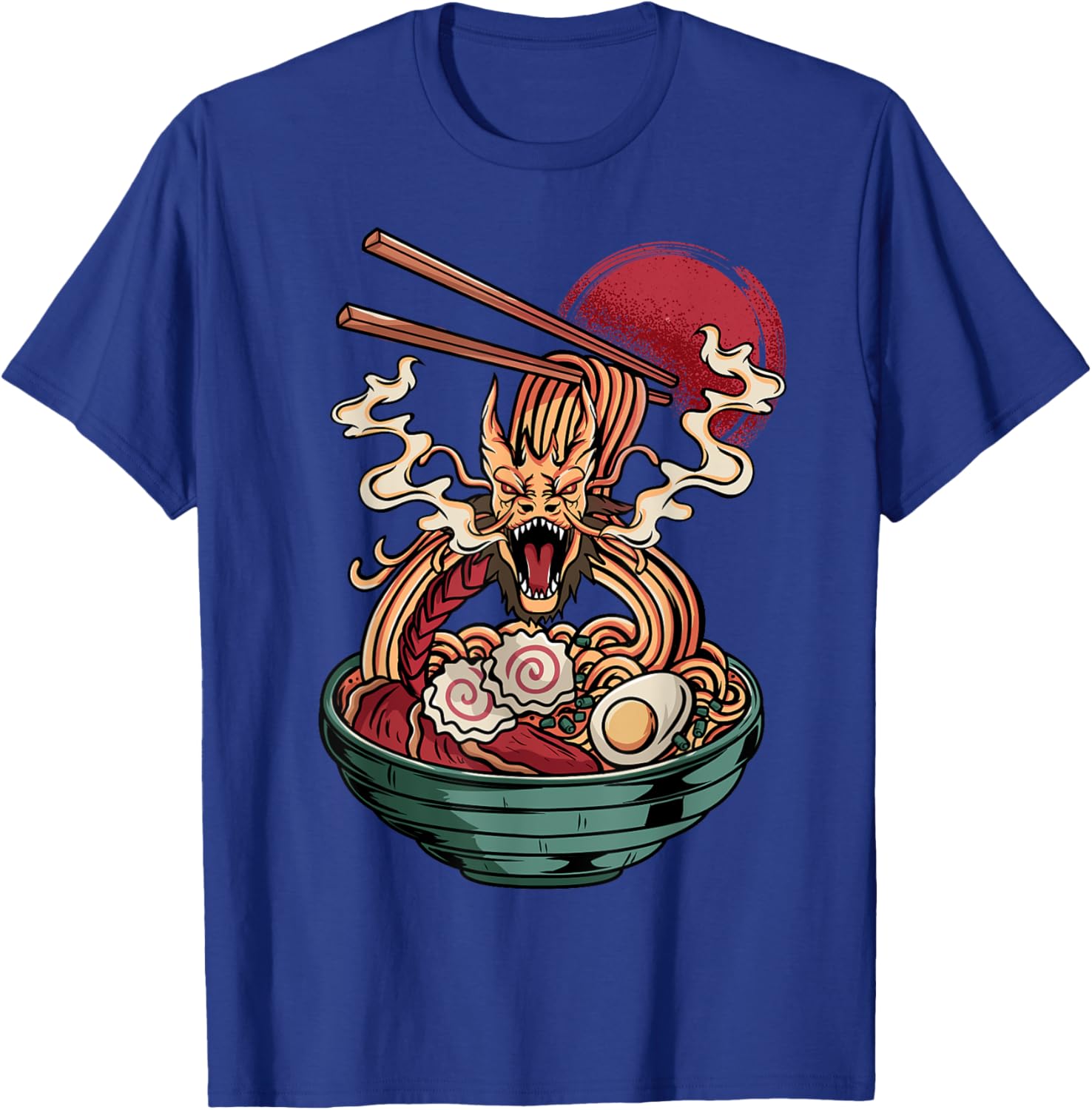 Ramen Noodles Dragon Anime Japanese Kawaii T-Shirt - T-Shirt | Royal