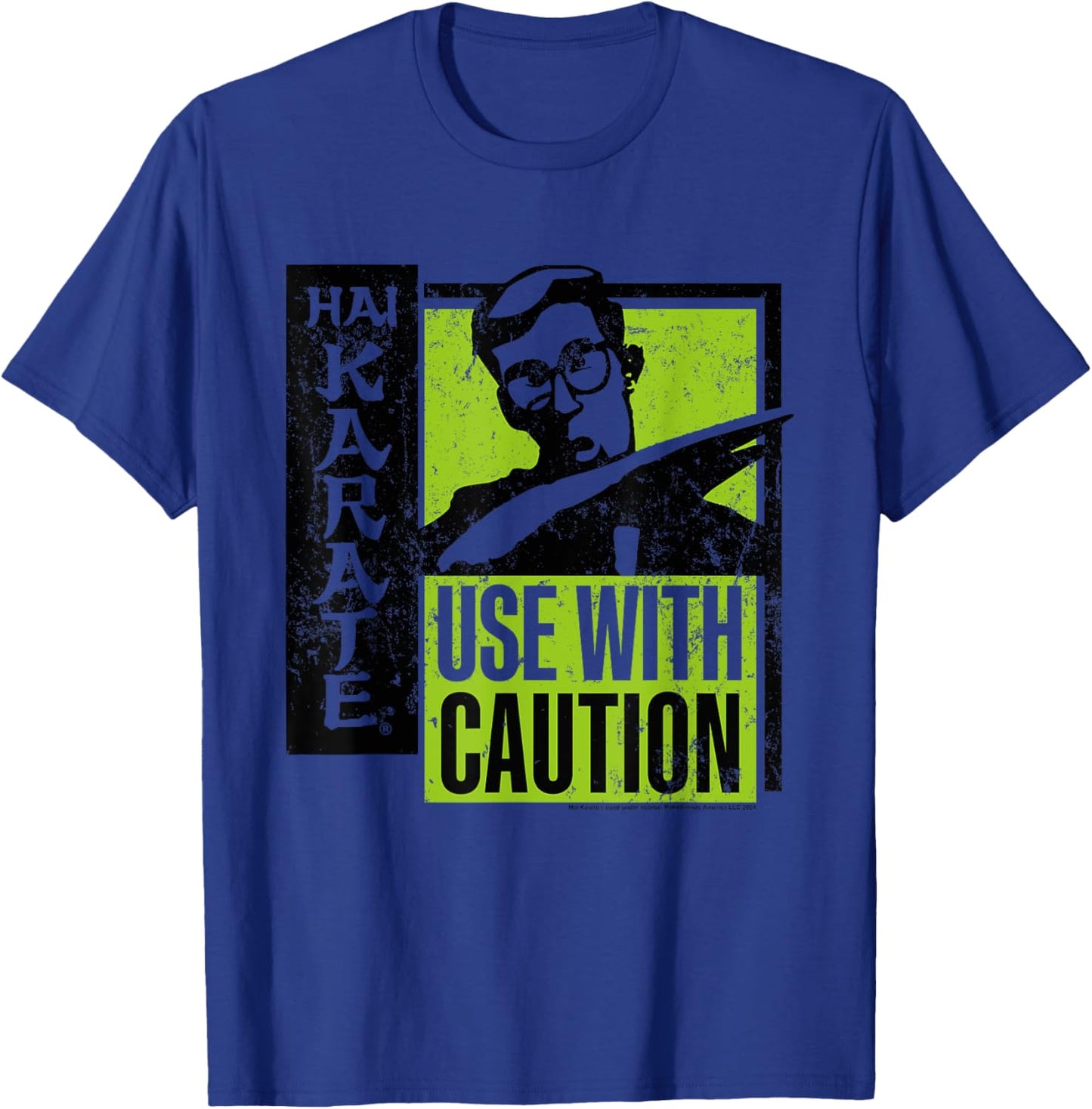 Hai Karate Use With Caution Black And Green Retro Aftershave T-Shirt - T-Shirt | Royal