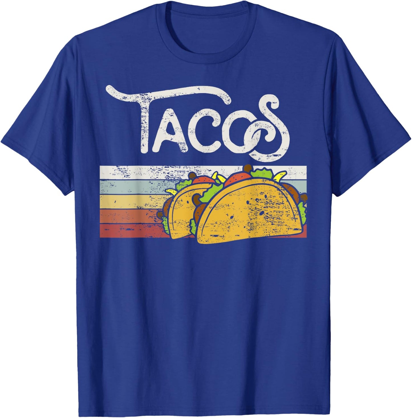 Love Tacos Vintage Taco Lover Gift Design Idea T-Shirt - T-Shirt | Royal