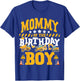 Mommy of the Birthday Boy Excavator Construction Truck T-Shirt - T-Shirt | Royal