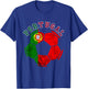 Futebol Portuguese Soccer Player Portugal Portuugese Flag T-Shirt - T-Shirt | Royal