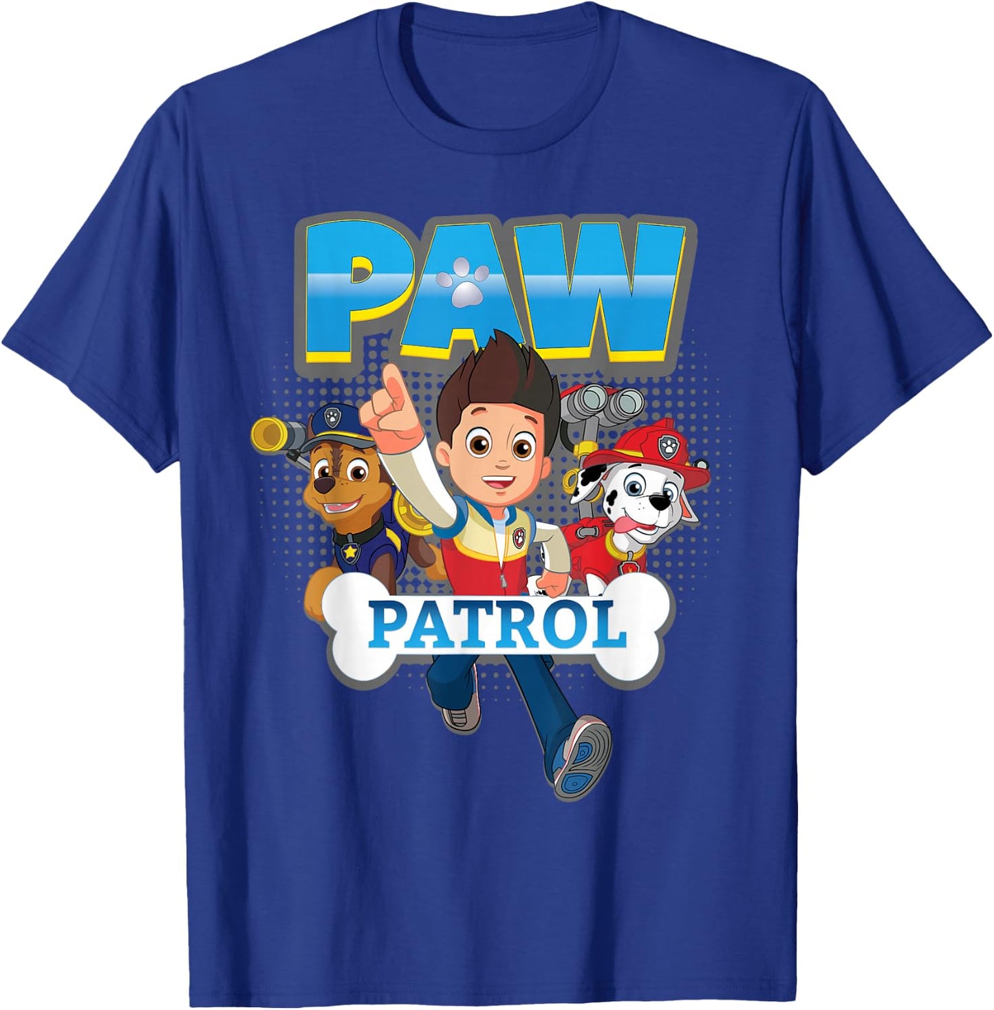 Ryder Paw Patrol Chase and Marshall T-Shirt - T-Shirt | Royal