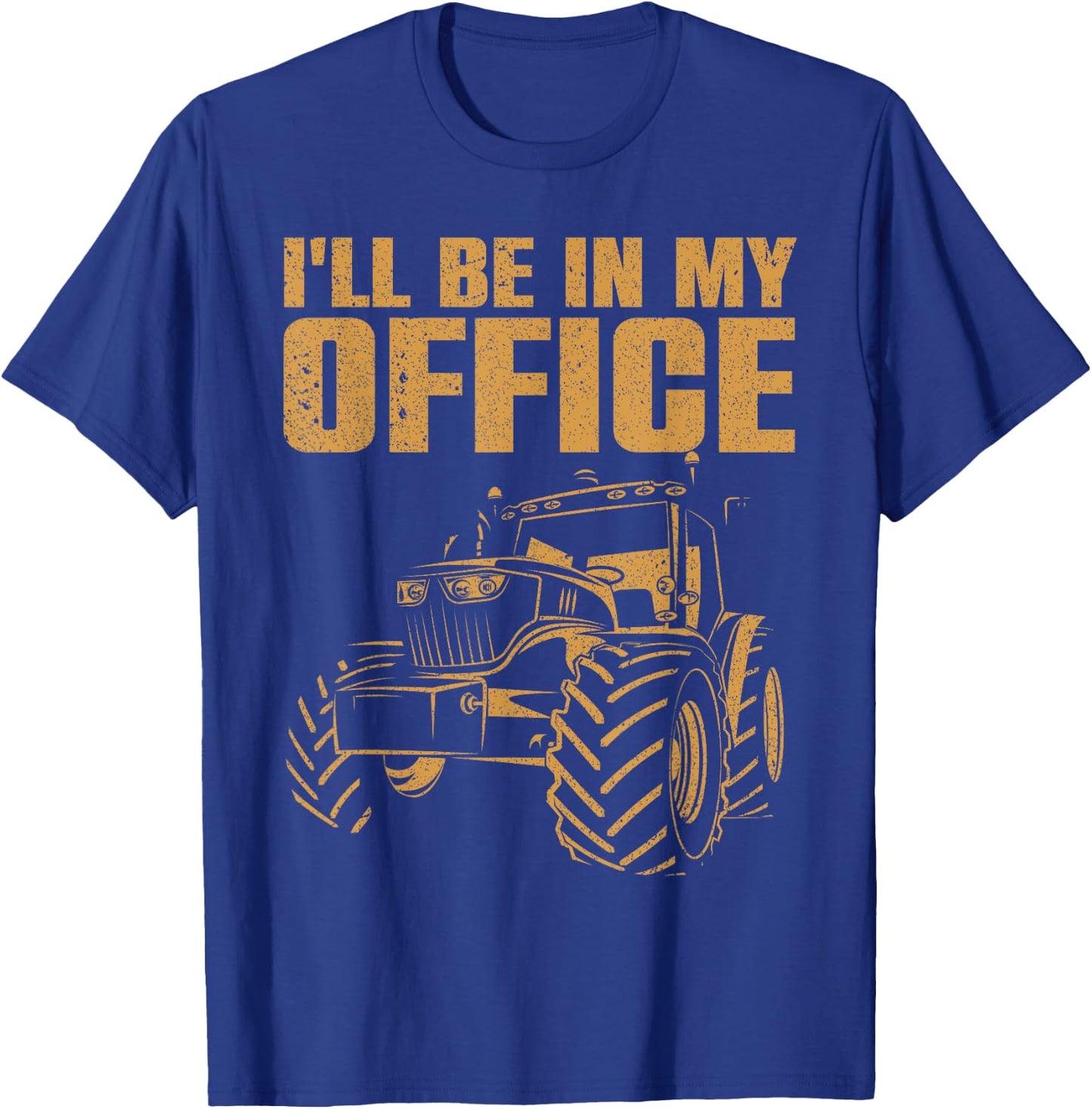 Best Tractor Women Farming Agriculture Farmer Office T-Shirt - T-Shirt | Royal