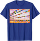 Buddhistische Gebetsfahnen in einem bunten Himmel T-Shirt - T-Shirt | Royal