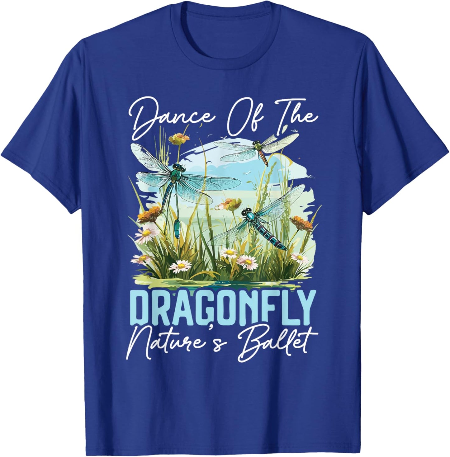 Dragonfly Flying Insect Lover Entomology Dragonflies T-Shirt - T-Shirt | Royal