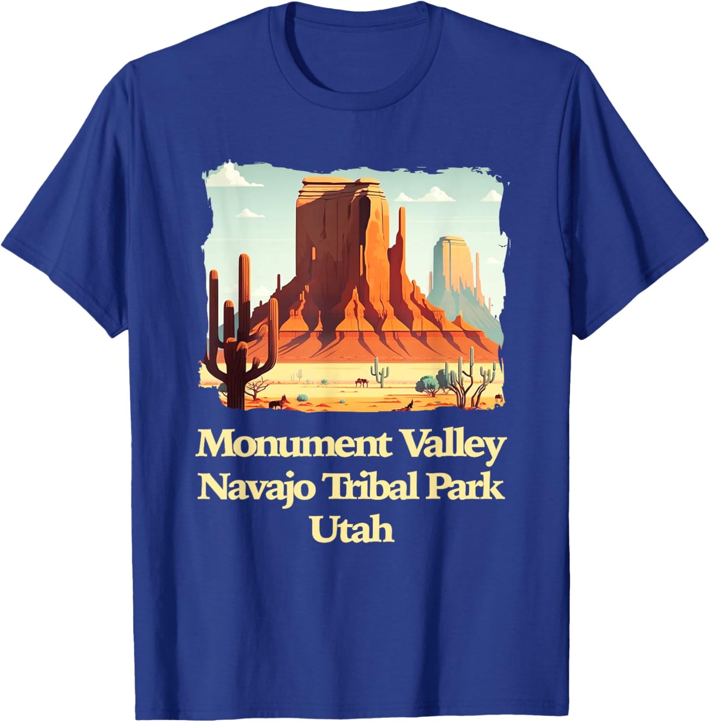 Monument Valley Utah T-Shirt - T-Shirt | Royal