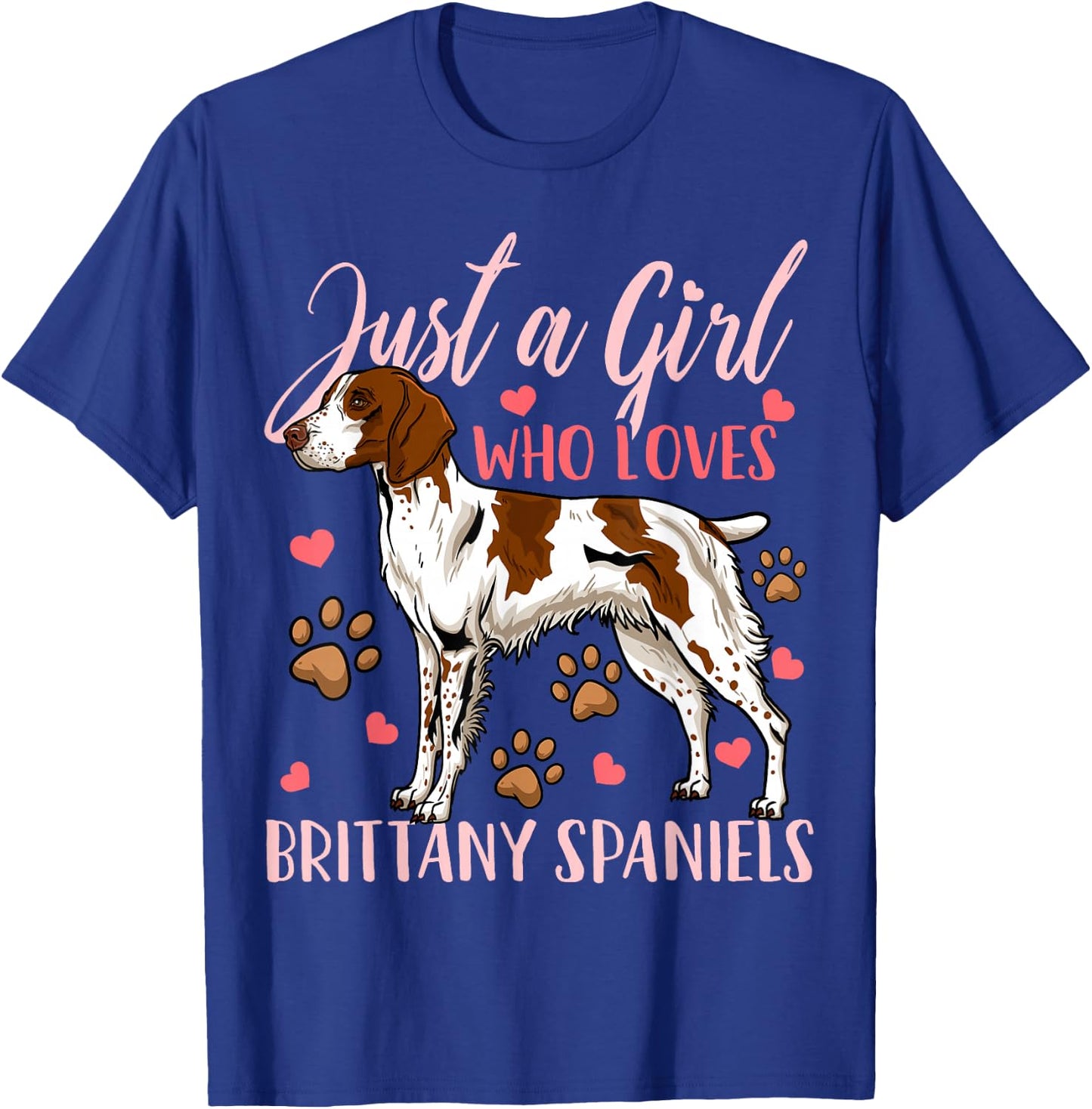 Brittany Spaniel T-Shirt - T-Shirt | Royal