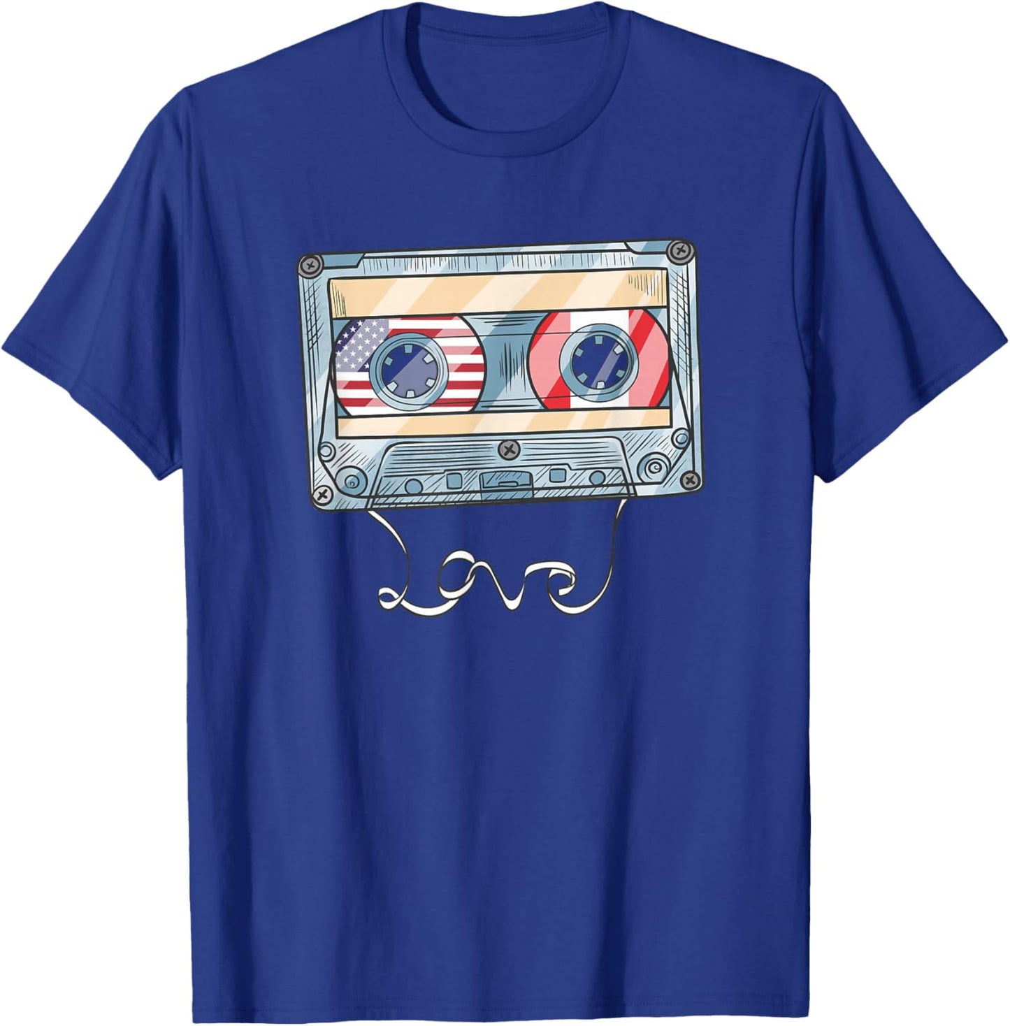 America American Peru Perú Peruvian Peruano DNA Flag Proud T-Shirt - T-Shirt | Royal