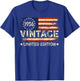 Vintage 1956 Limited Edition 68 Year Old Retro 68th Birthday T-Shirt - T-Shirt | Royal