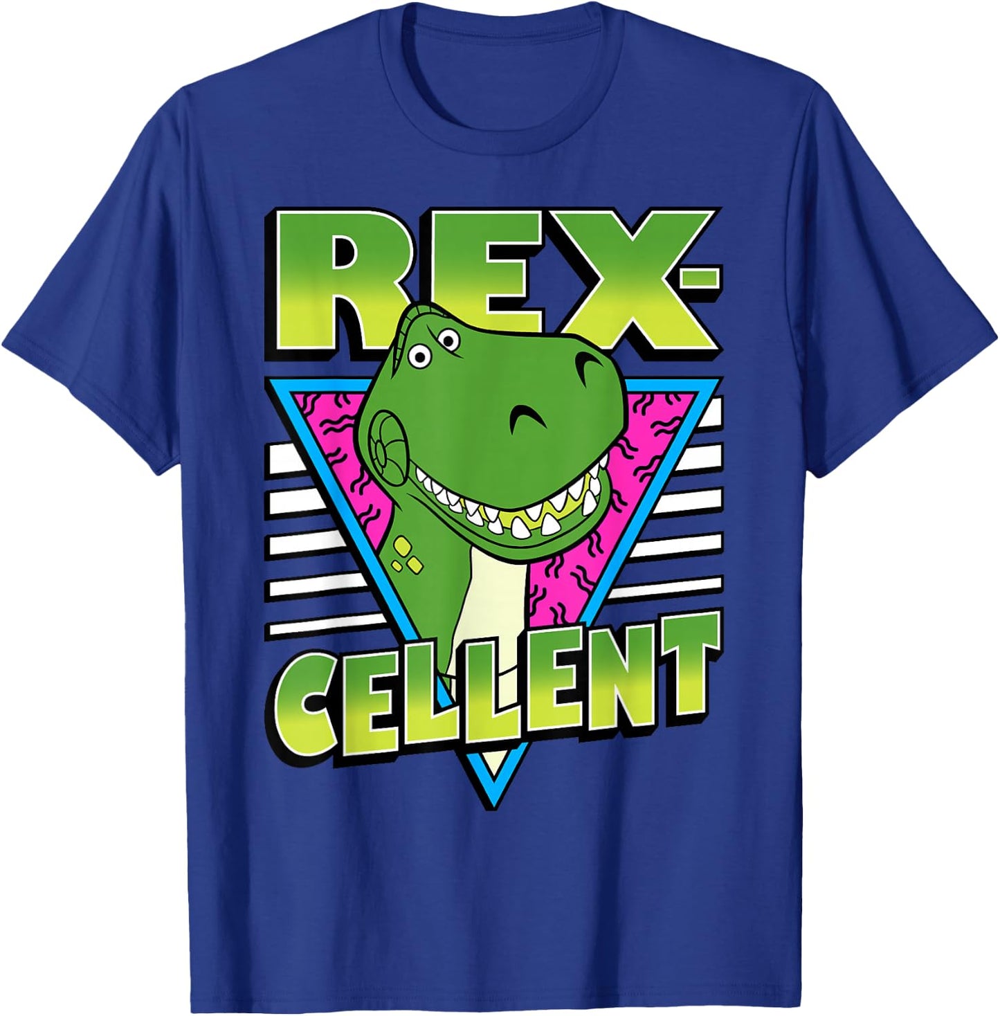 Disney Pixar Toy Story 4 Retro REX-Cellent Portrait T-Shirt - T-Shirt | Royal