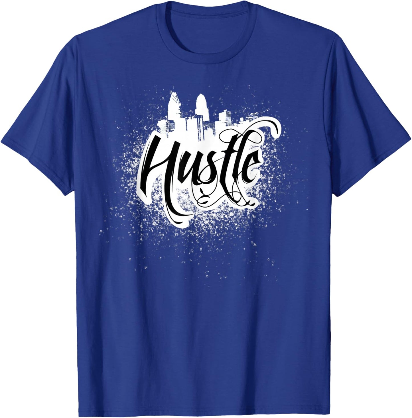 Hustle Shirt Tattoo Art Grunge T-Shirt - T-Shirt | Royal