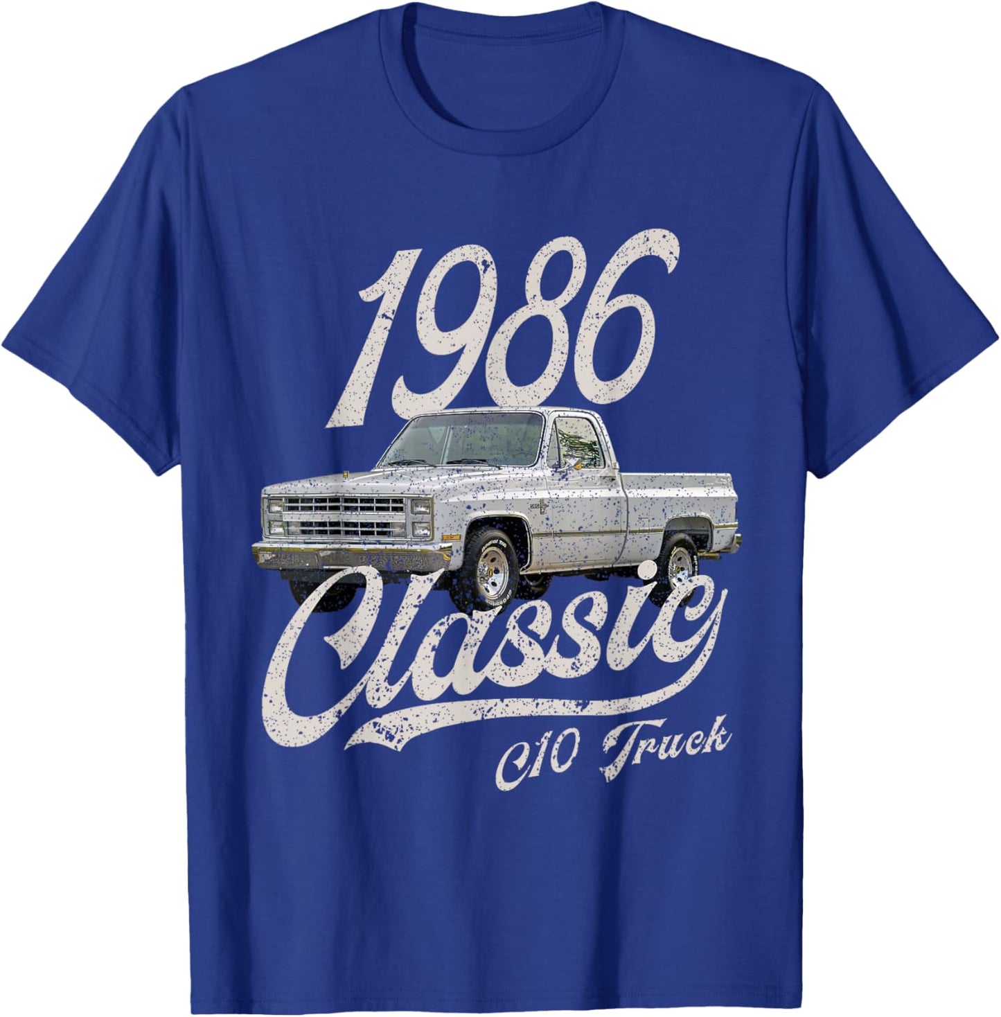1986 86 C10 Truck T-Shirt - T-Shirt | Royal