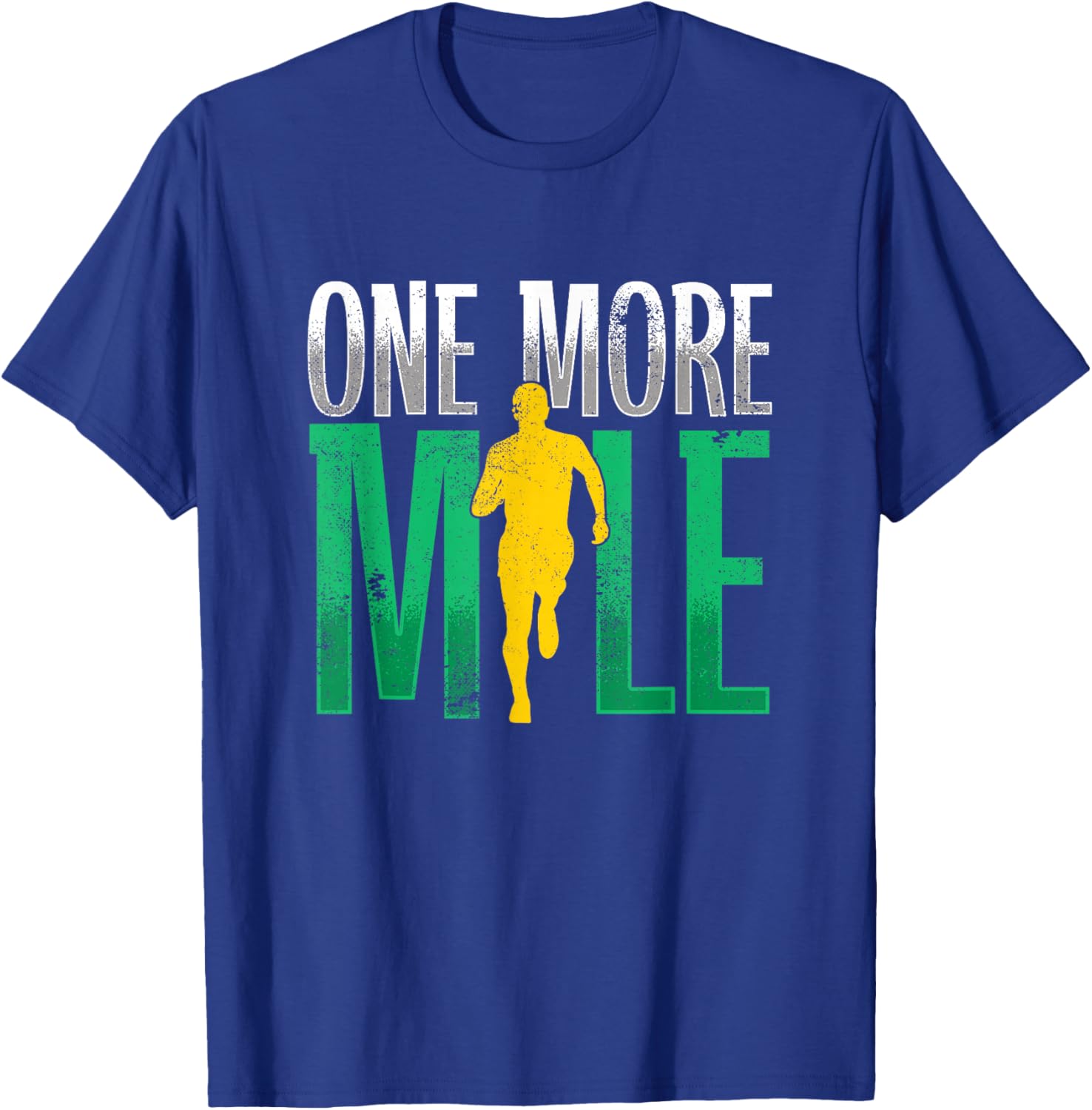 One More Mile | Marathon Running | Runner T-Shirt - T-Shirt | Royal