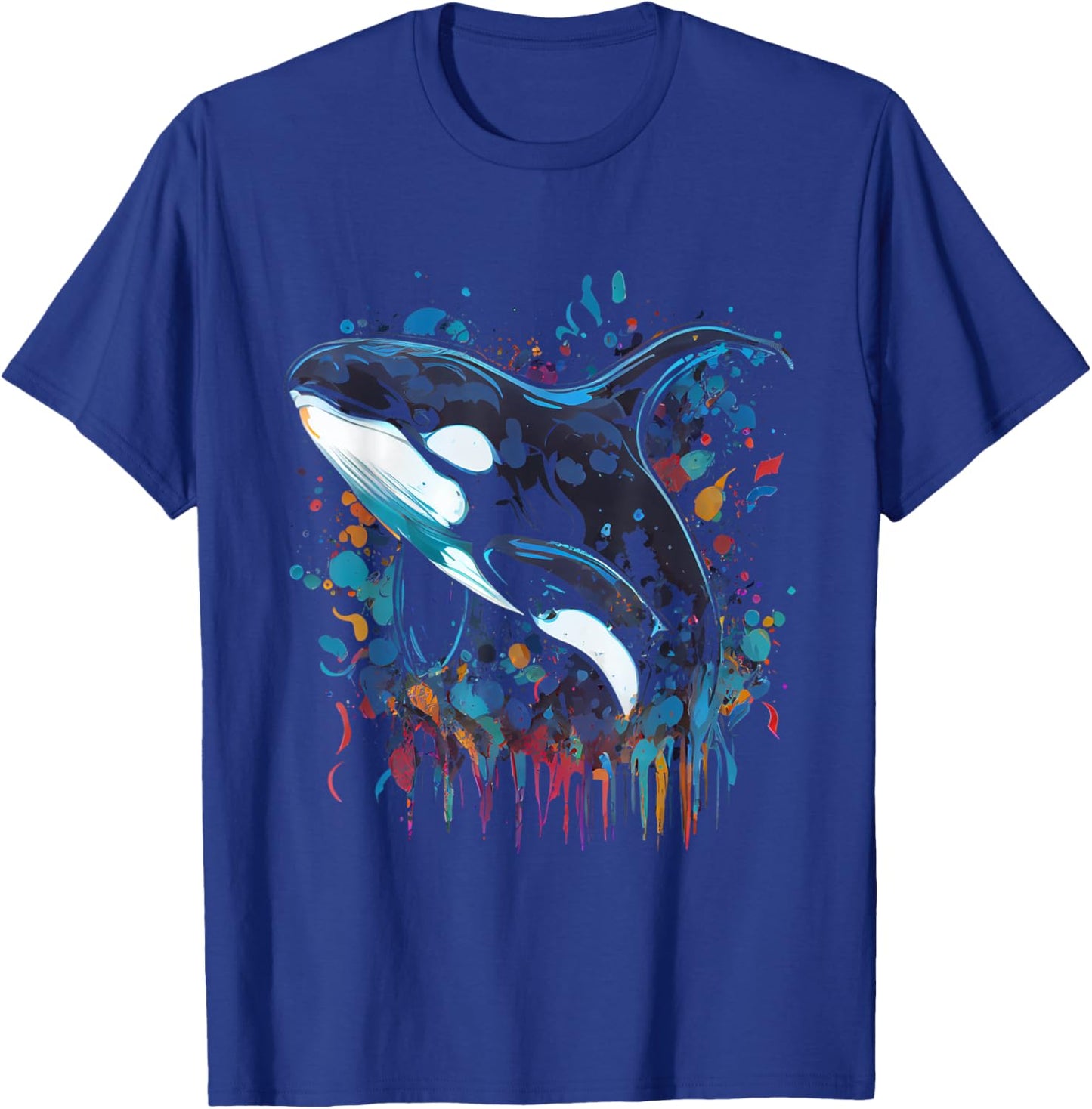 Orca whale fish favorite animal fan orca favorite whale T-Shirt - T-Shirt | Royal