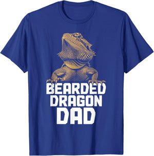 Bearded Dragon Dad Funny Reptile T-Shirt - T-Shirt | Royal