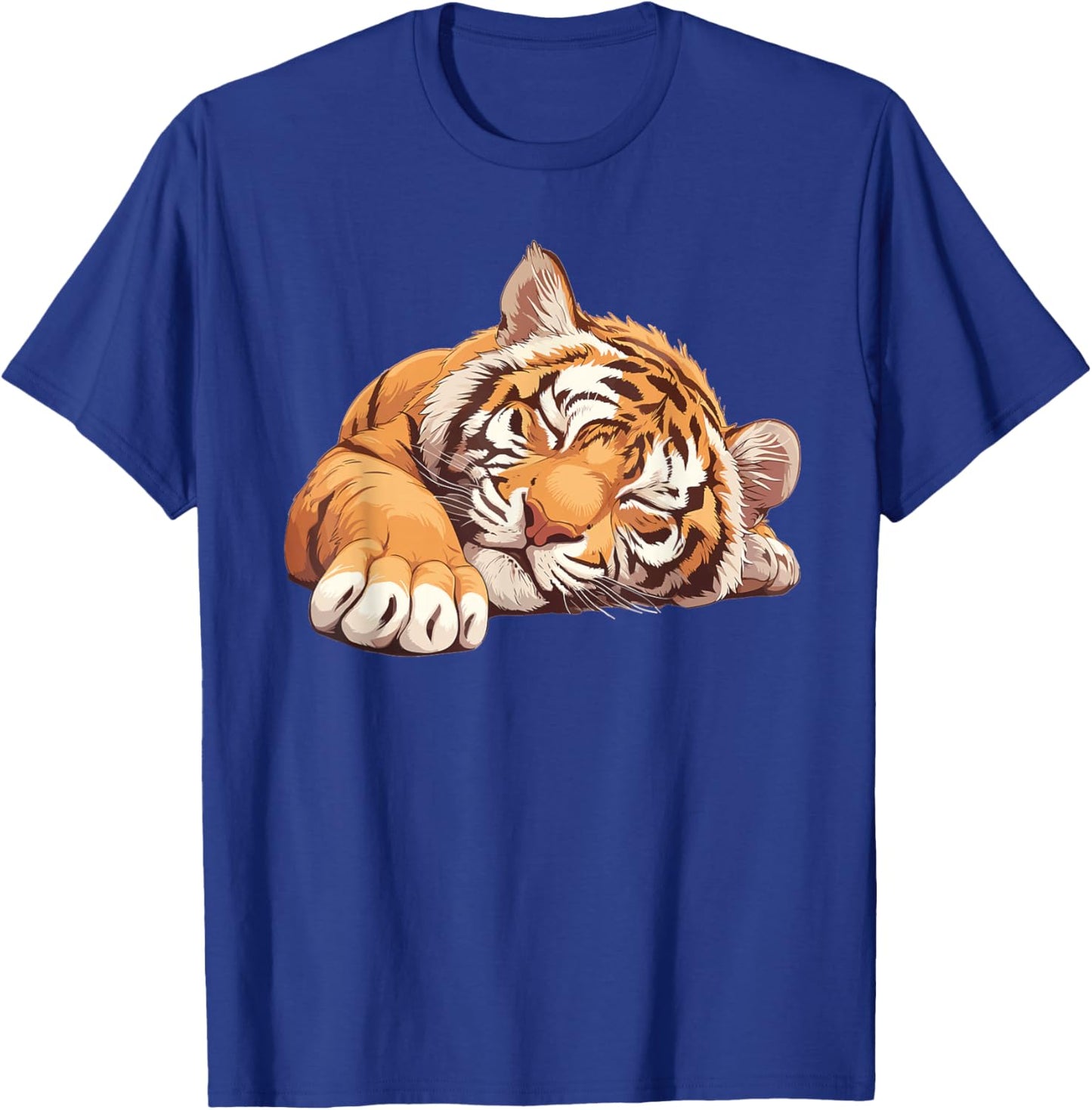 Sleeping Tiger I Kids Tiger T-Shirt - T-Shirt | Royal