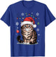 Cat Christmas T-Shirt - T-Shirt | Royal