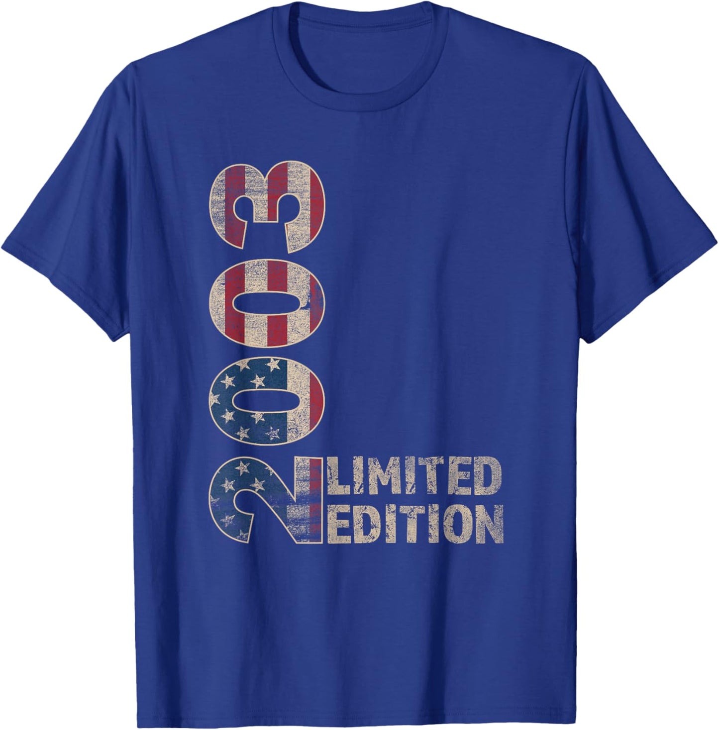 22th Birthday Gift men Vintage born 2003 turning 22 Year Old T-Shirt - T-Shirt | Royal