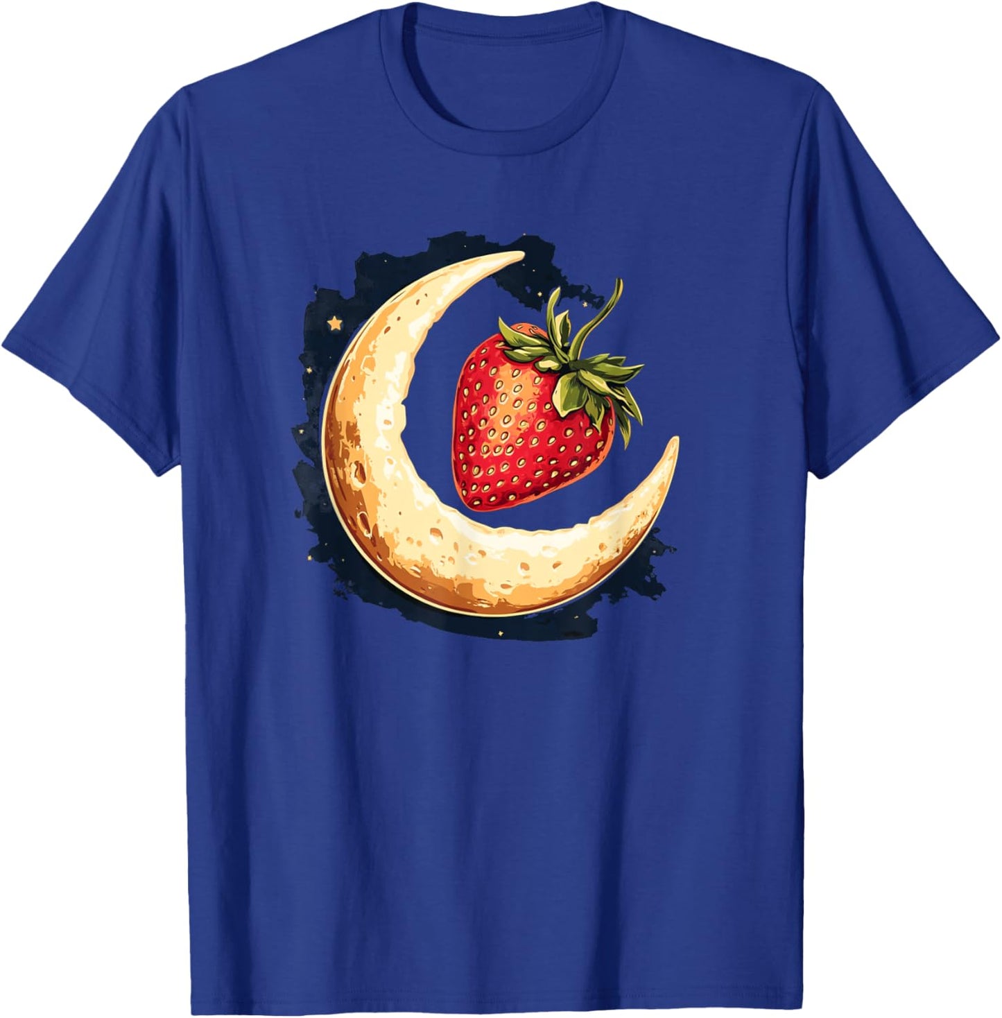 Half Moon by Night Costume for Strawberry Lovers T-Shirt - T-Shirt | Royal