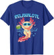Relaxalotl Axolotl Vacation Trip Beach Swimming T-Shirt - T-Shirt | Royal