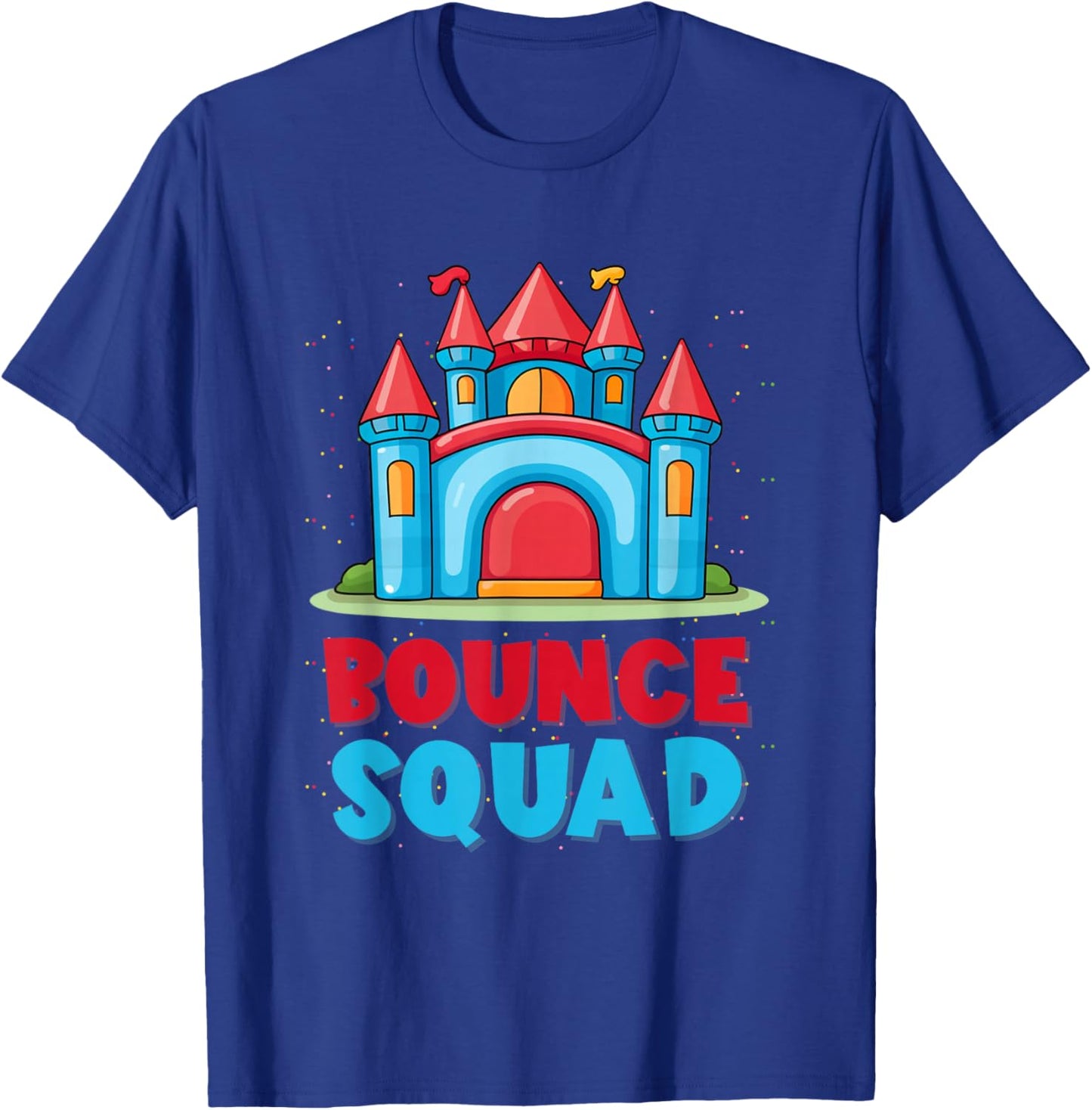 Bounce House Birthday Party Funny Bouncing Castle T-Shirt - T-Shirt | Royal