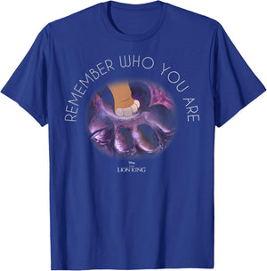Disney The Lion King Simba Remember Who You Are Text T-Shirt - T-Shirt | Royal