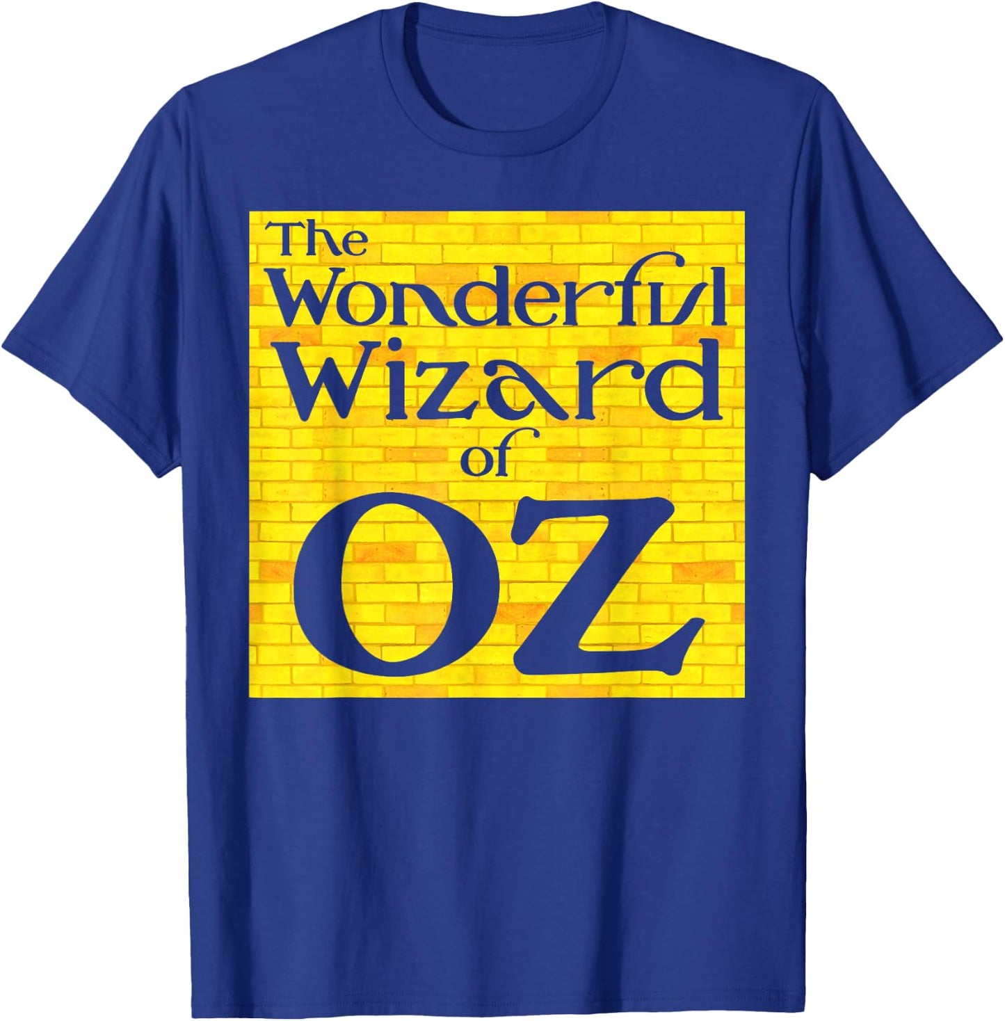 Retro Vintage Yellow Brick Road Wonderful Wizard of OZ Logo T-Shirt - T-Shirt | Royal