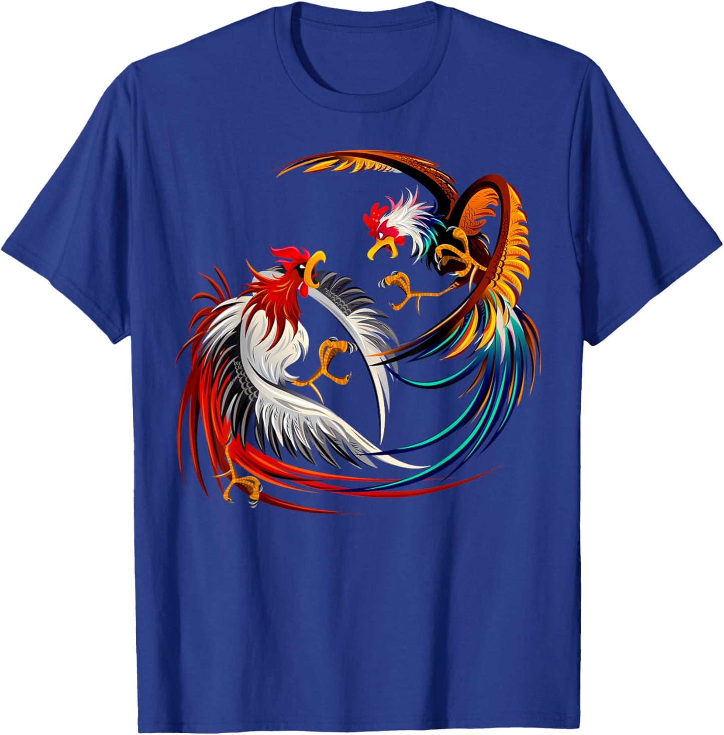 Vintage Cockfighting Game Fowl Cockfight Enthusiast T-Shirt - T-Shirt | Royal
