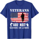Veterans Are Not Suckers Or Losers T-Shirt - T-Shirt | Royal