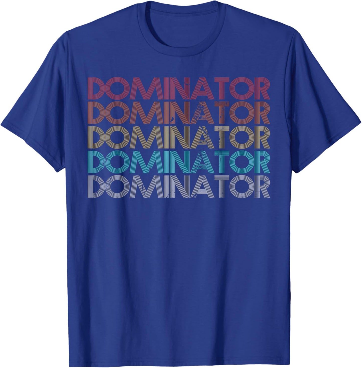Retro Vintage Dominator T-Shirt - T-Shirt | Royal