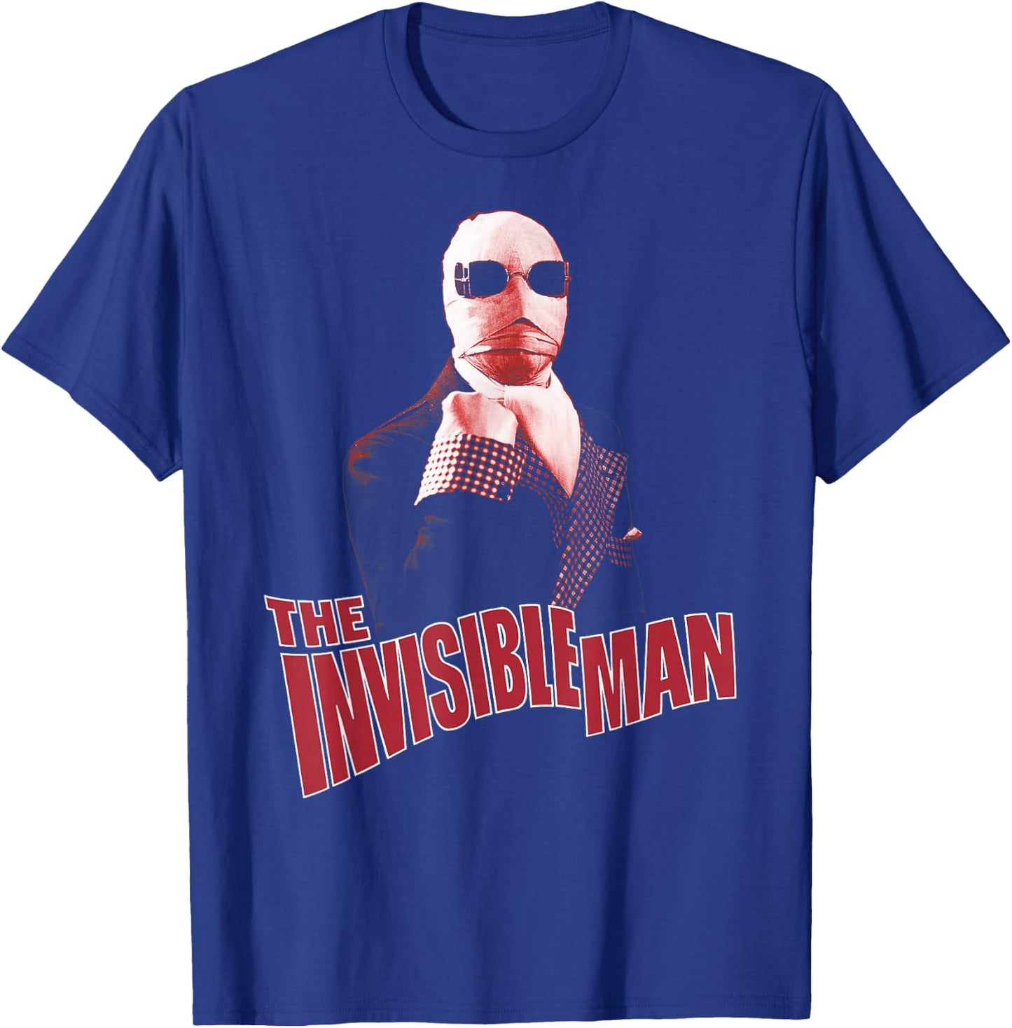 Universal Monsters The Invisible Man Red Hue T-Shirt - T-Shirt | Royal
