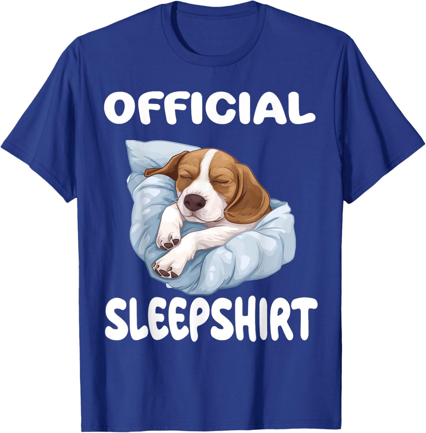 Beagle Dog Official Sleepshirt Pajamas Nightgown Men Women Kids T-Shirt - T-Shirt | Royal