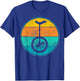 Unicycle Vintage Retro 70s Graphic Design Gift T-Shirt - T-Shirt | Royal