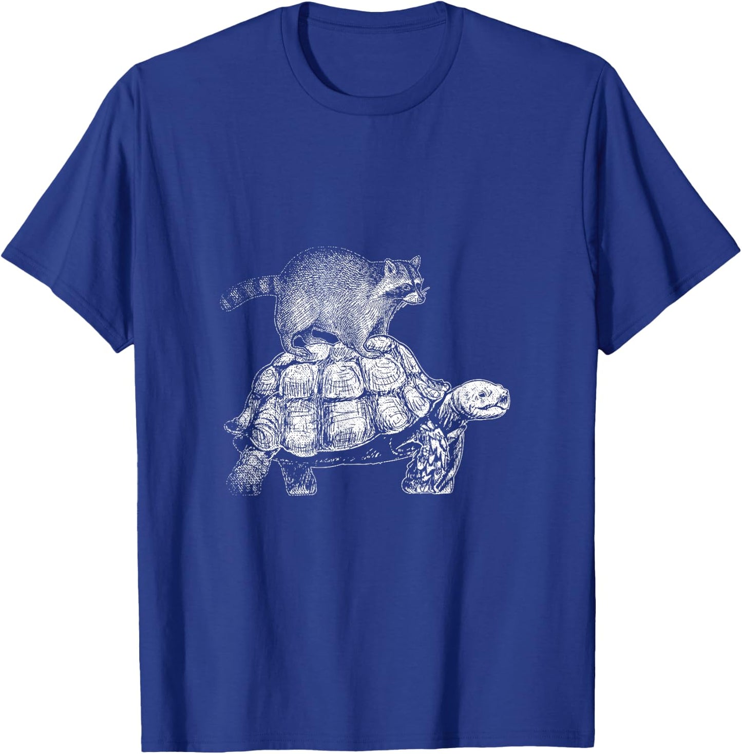 Turtle Trash Panda Racoon T-Shirt - T-Shirt | Royal