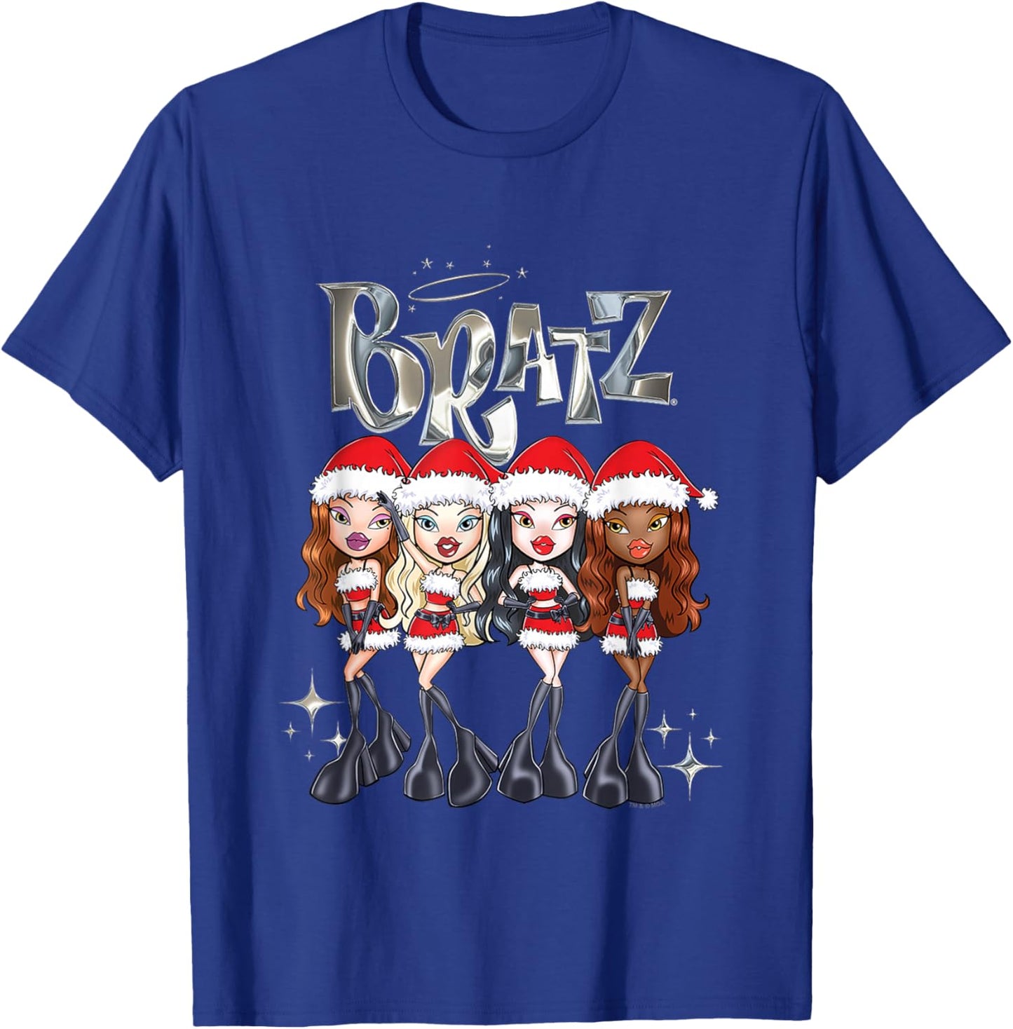 Bratz Christmas Santa's Helpers Outfits Group Shot T-Shirt - T-Shirt | Royal