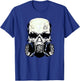 Skull Gas Mask Shirt Rock Music Skulls Masked Rockers Gift T-Shirt - T-Shirt | Royal