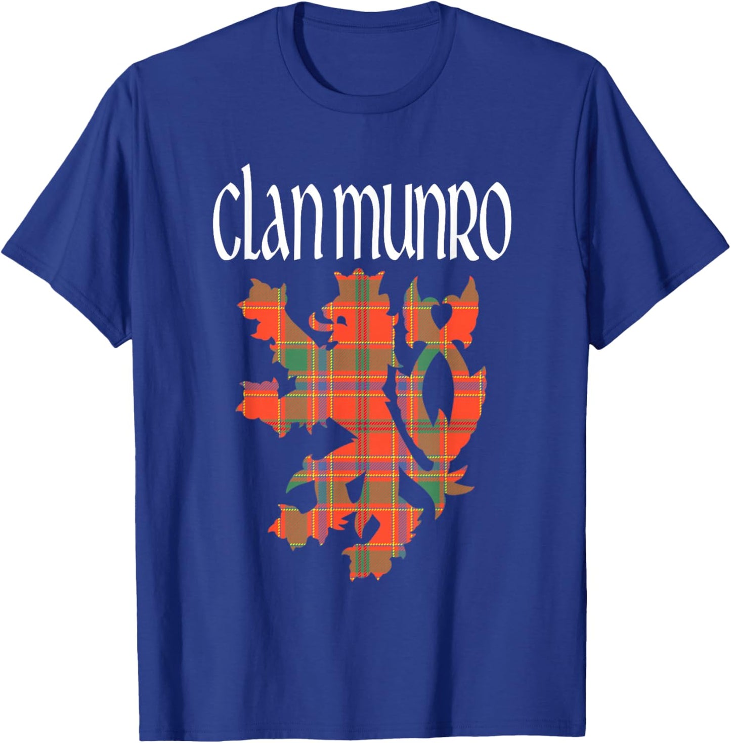 Clan Munro Tartan Scottish Family Name Scotland Pride T-Shirt - T-Shirt | Royal