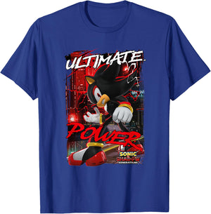 Sonic The Hedgehog Sonic X Shadow Generations Ultimate Power T-Shirt - T-Shirt | Royal