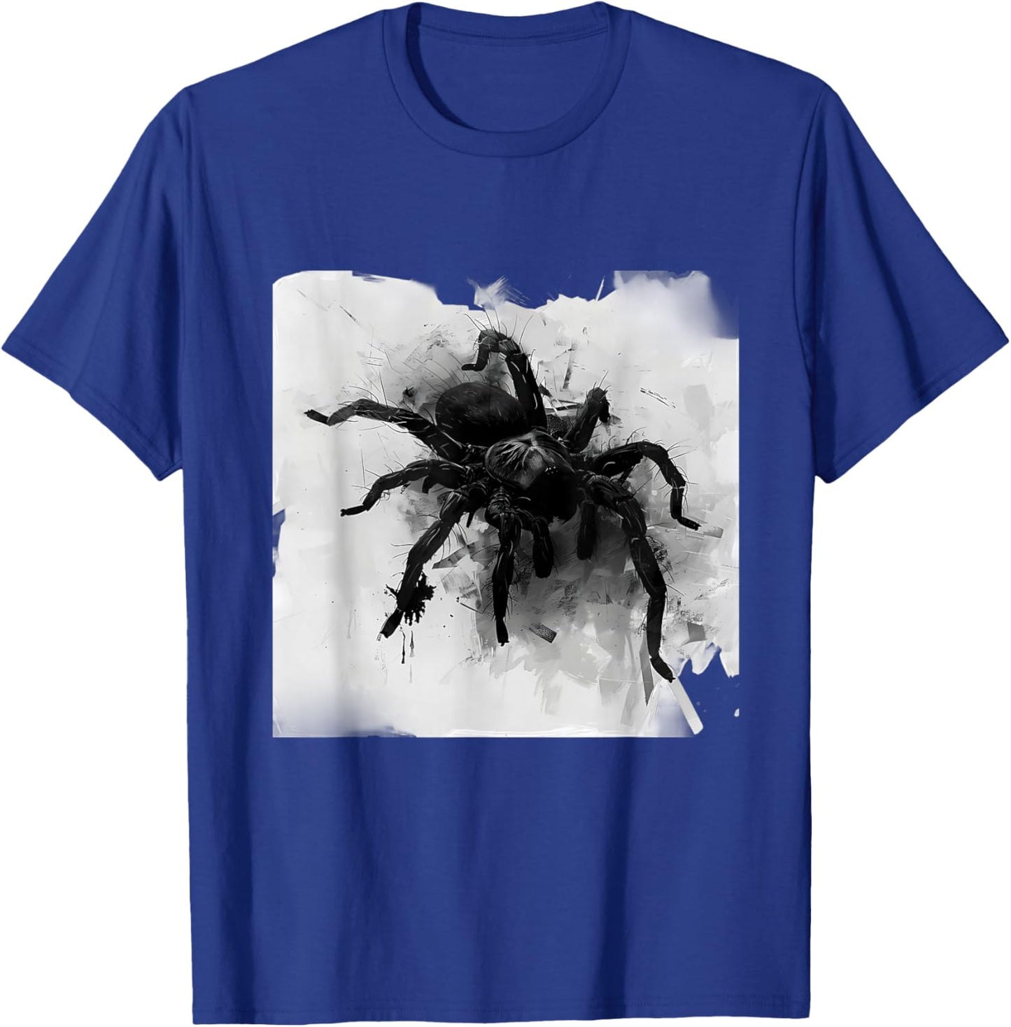 Tarantula Spider Drawing Animal Print Nature Wildlife T-Shirt - T-Shirt | Royal