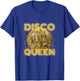 Disco Queen - 70's Disco Vintage Retro Seventies Costume T-Shirt - T-Shirt | Royal