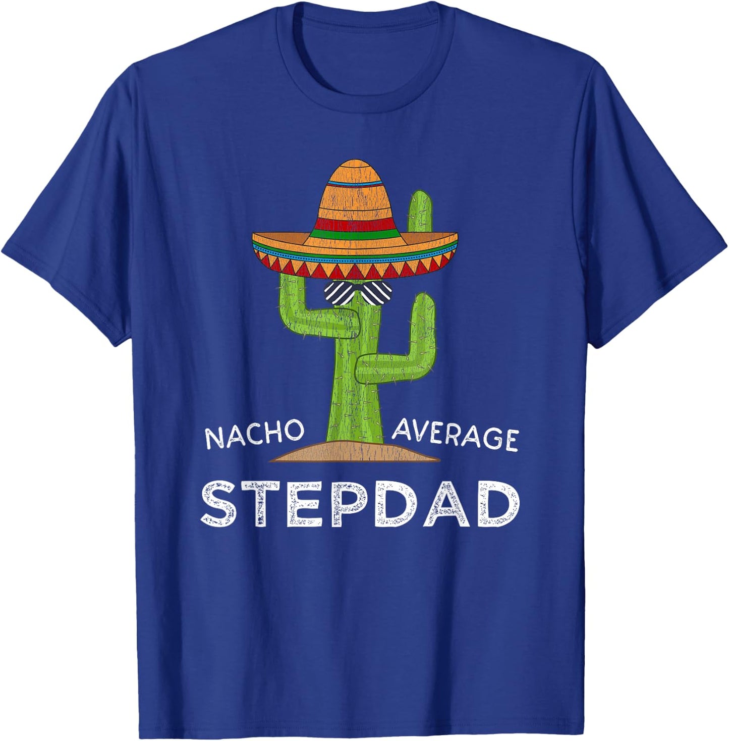 Fun Hilarious Stepfather Humor | Funny Stepdad T-Shirt - T-Shirt | Royal