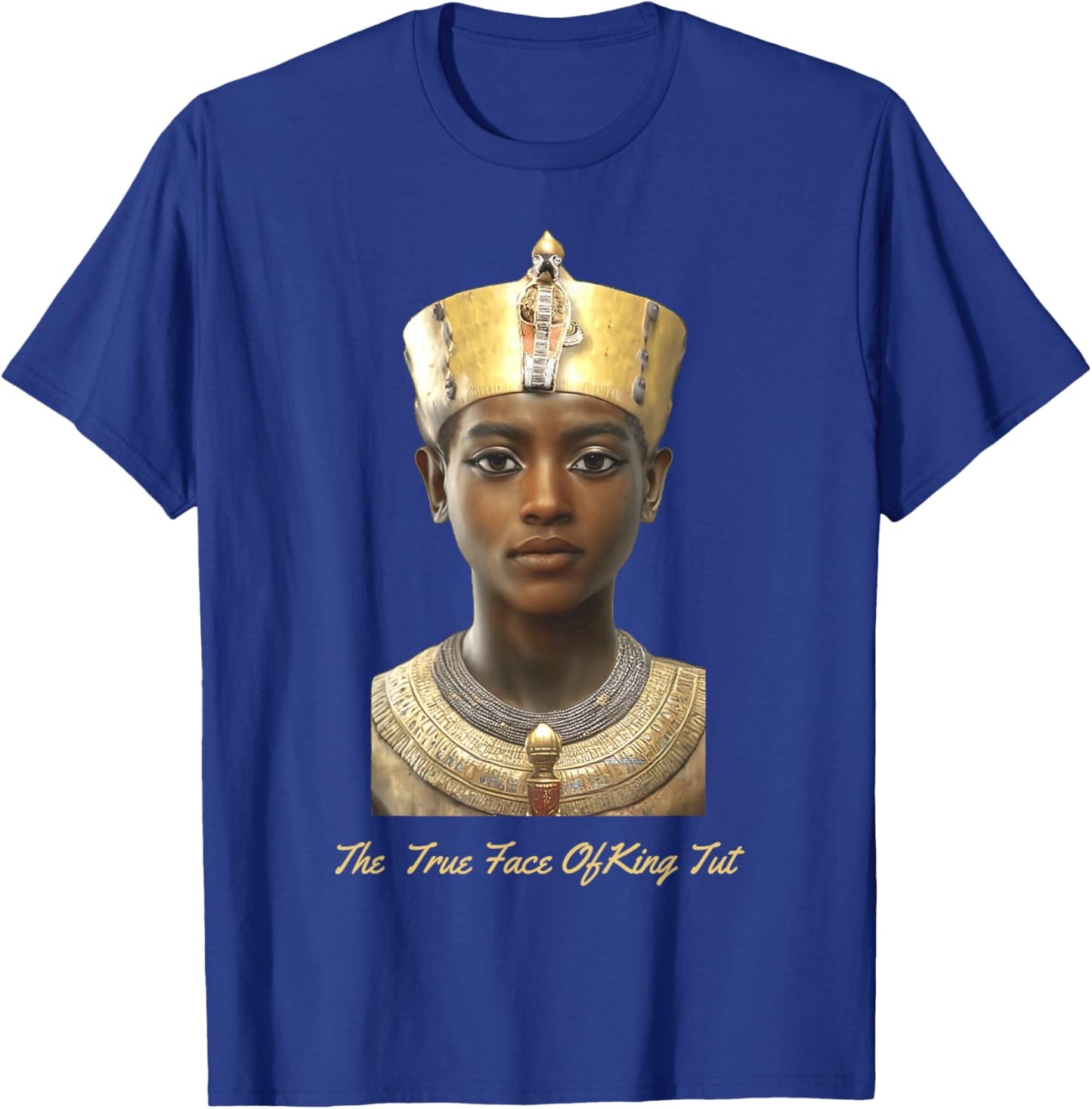 The True Face of King Tut | Ancient Kemet King Tut T-Shirt - T-Shirt | Royal