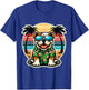 Bulldog Dog Owner Summer Vibes Vacation Tropical Holiday Sun T-Shirt - T-Shirt | Royal