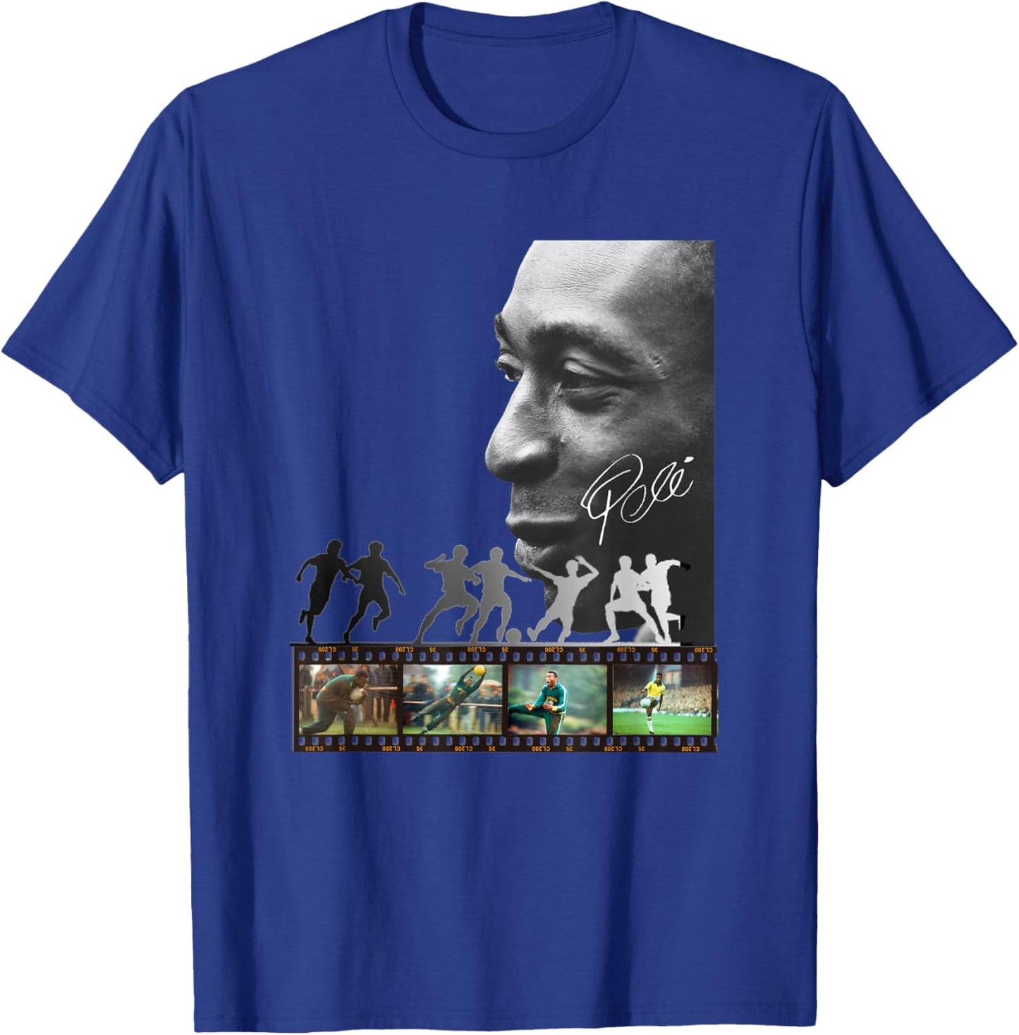 Pele_Brasil_002 T-Shirt - T-Shirt | Royal