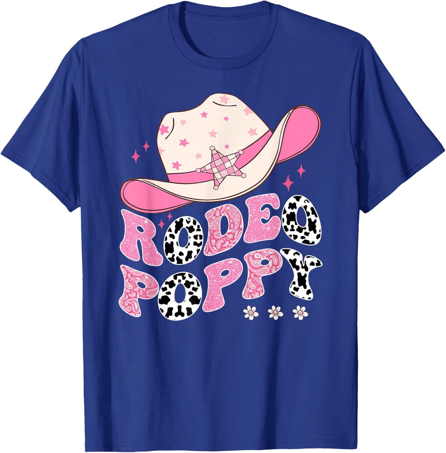 Rodeo Poppy Pink CowGirl 1St Birthday Family Matching T-Shirt - T-Shirt | Royal