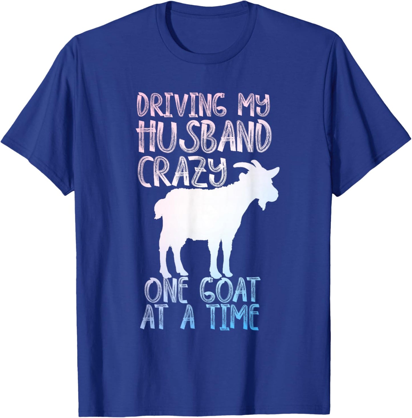 Funny Goat Design Girls Farm Animal Goat Farmer T-Shirt - T-Shirt | Royal